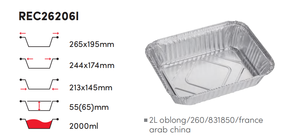 5lb foil tray