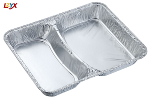 Foil Containers 2 Compartment