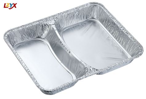 Foil Containers 2 Compartment