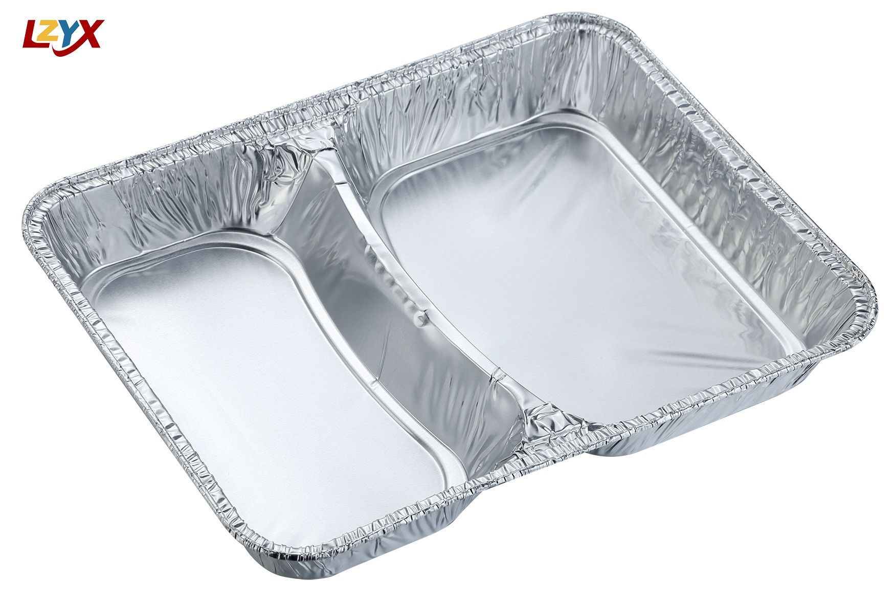 Foil Containers 2 Compartment