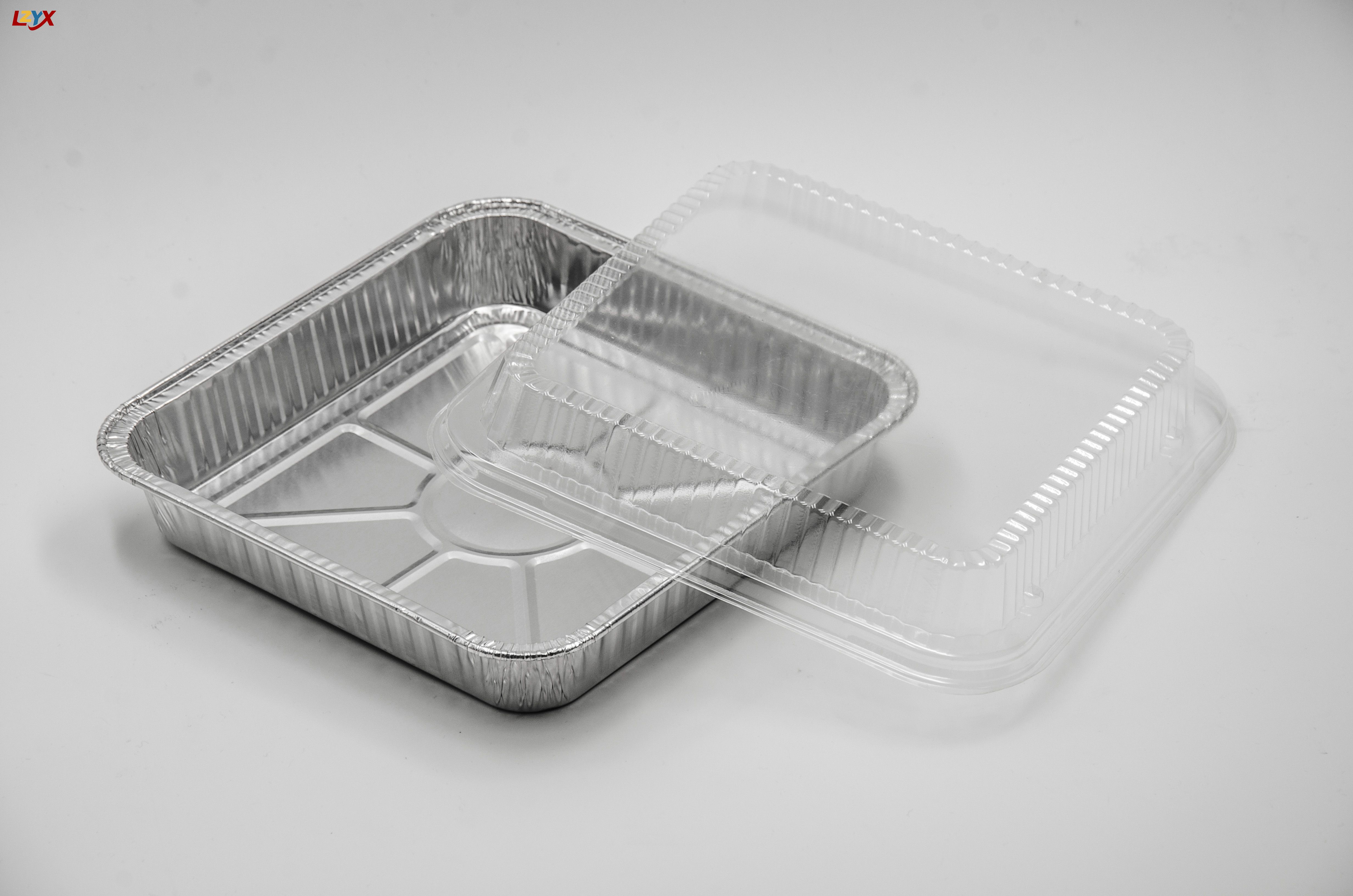 9x9 Foil Trays with Lids