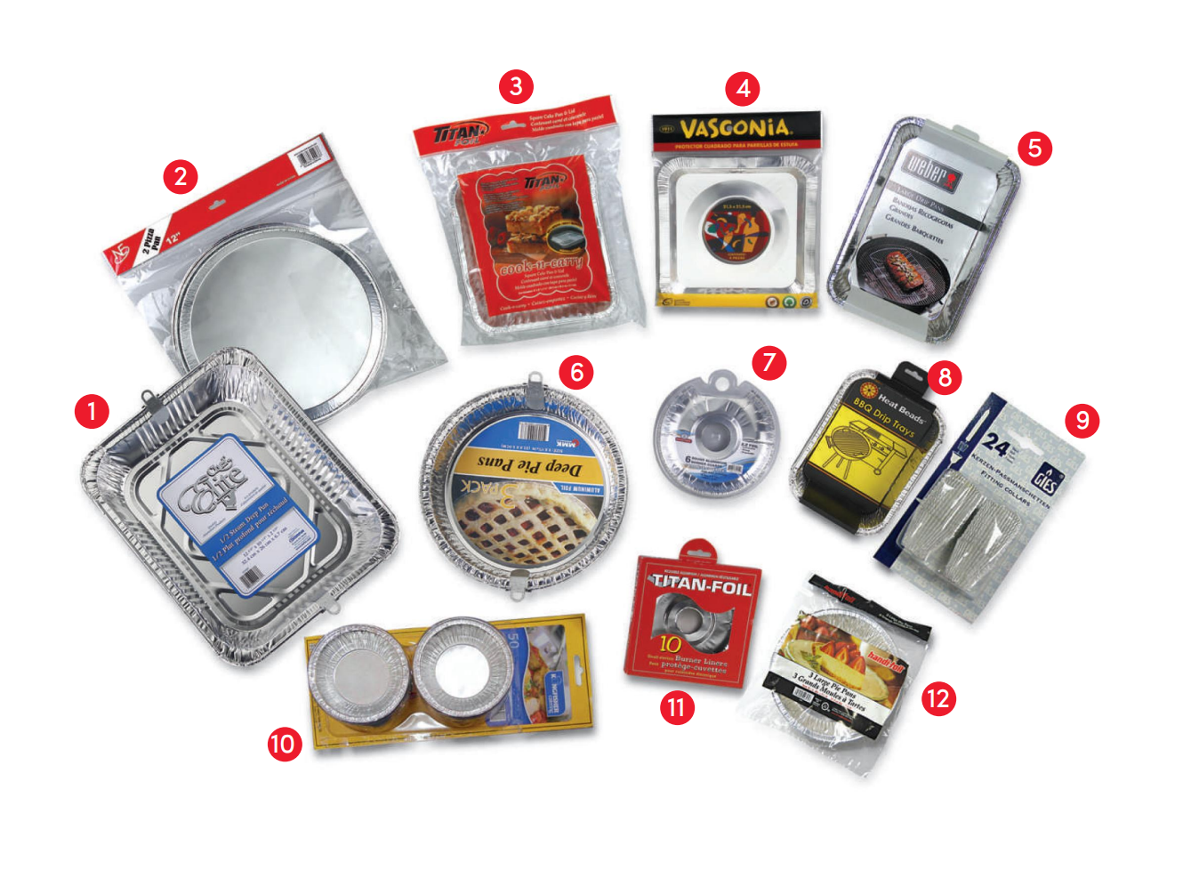 Packing With Hook For Aluminum Foil Container