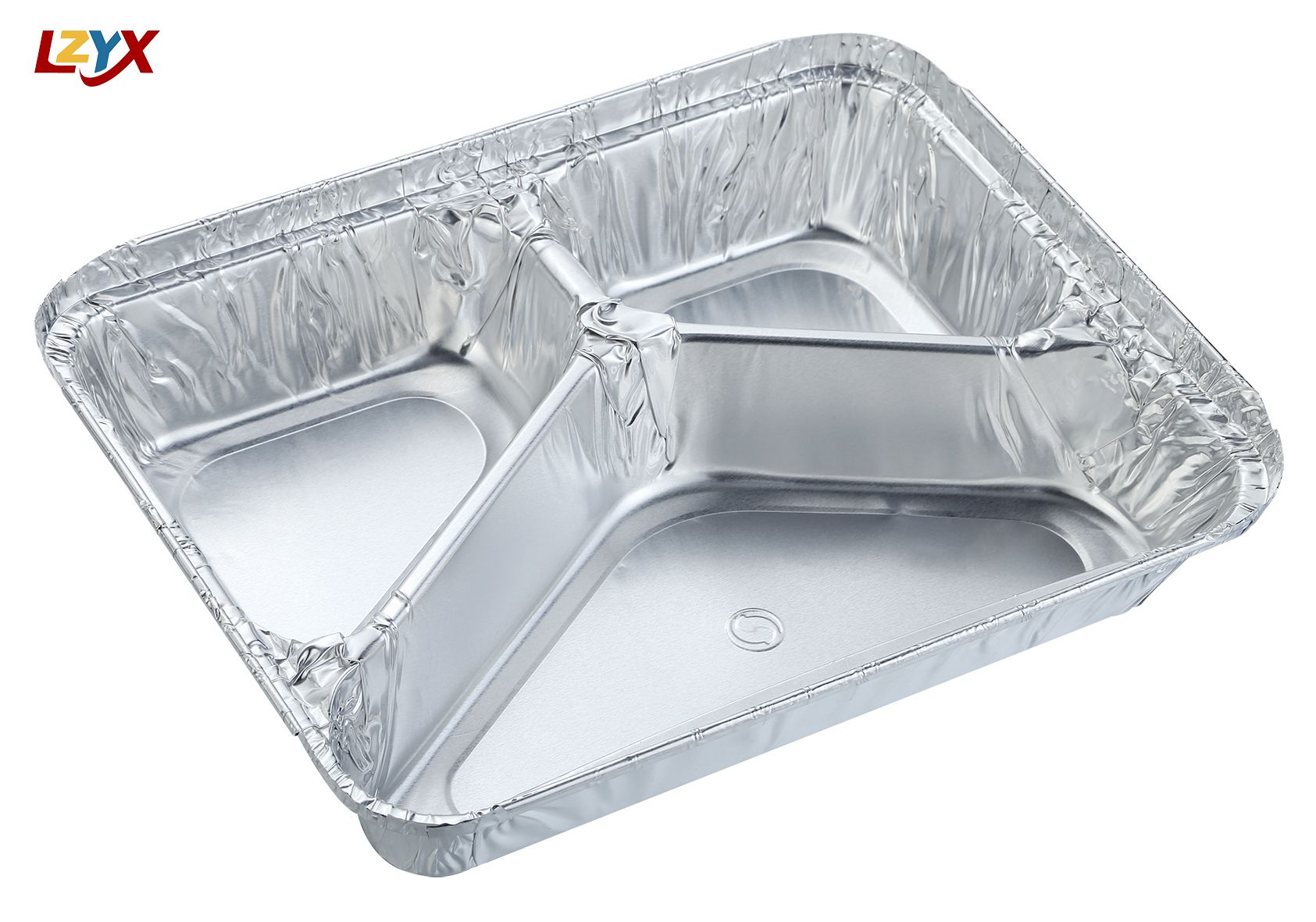 3 Compartment Aluminum Trays
