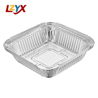 Square Foil Pans with Lids