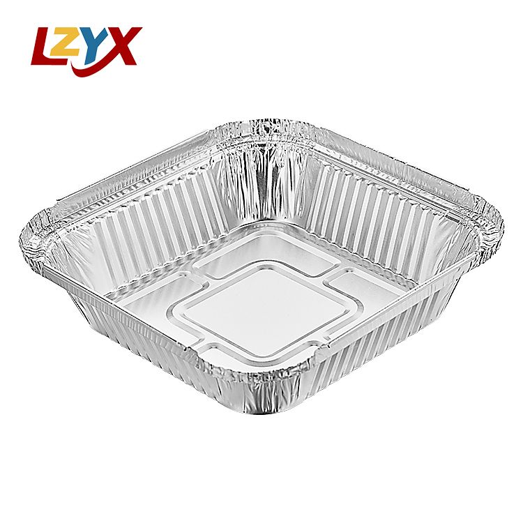 Square Foil Pans with Lids