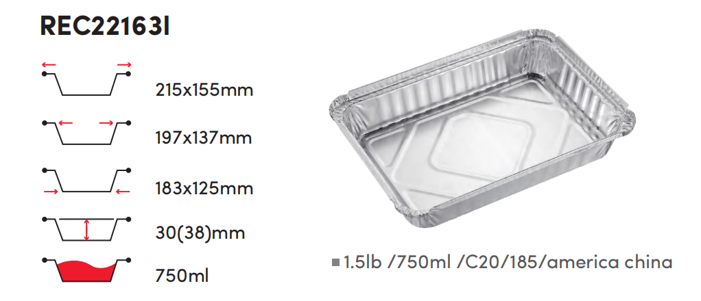 1.5lb foil tray