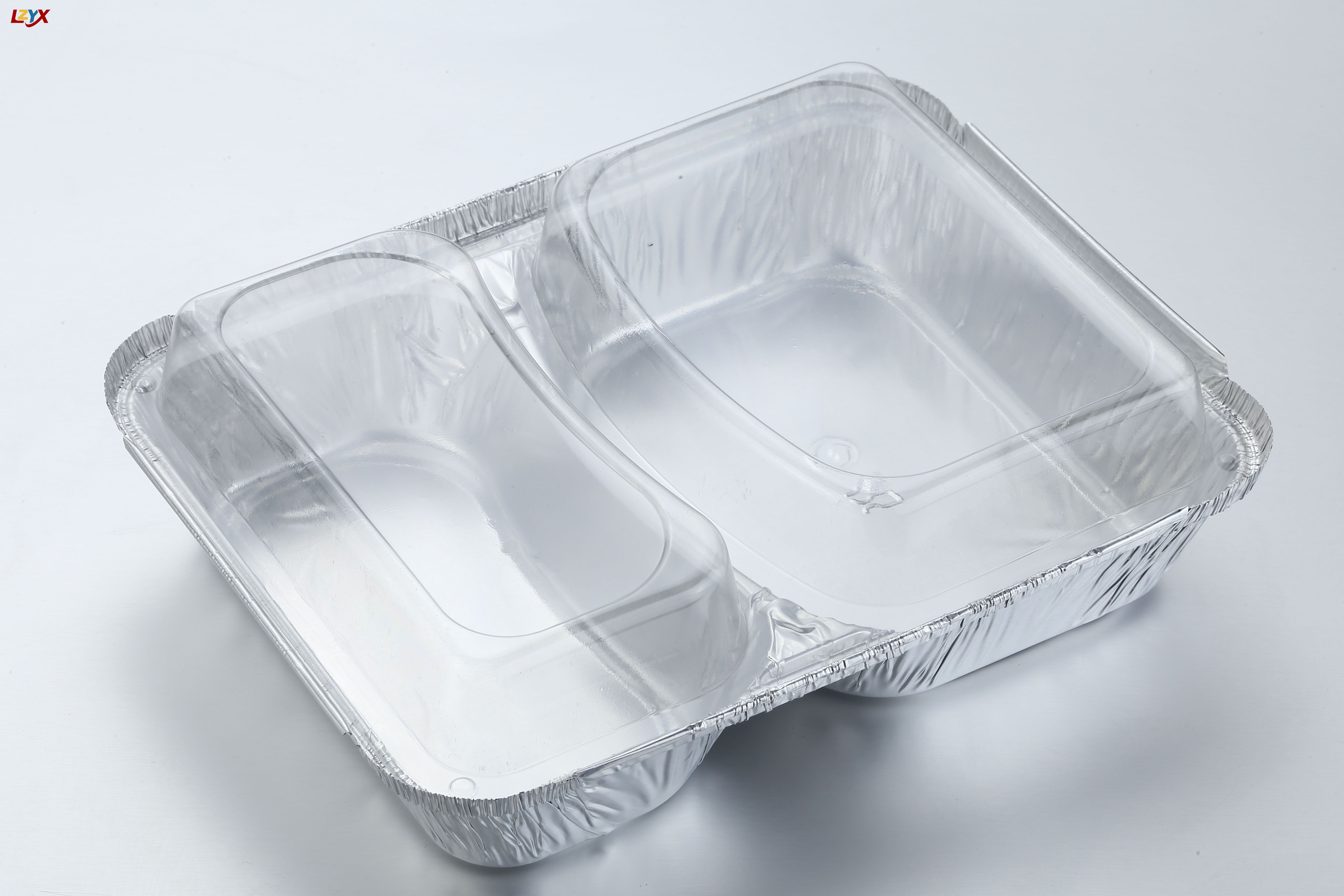 2 Compartment Foil Containers
